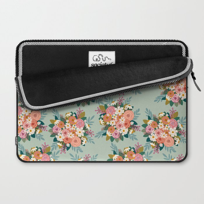 Flower bouquet pattern  Laptop Sleeve Gallery Image 2