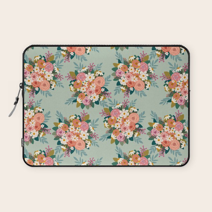Flower bouquet pattern  Laptop Sleeve Gallery Image 1