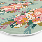 Flower bouquet pattern  Bath Mat Gallery Image 3