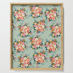 Flower bouquet pattern  Serving Tray Gallery Image 1