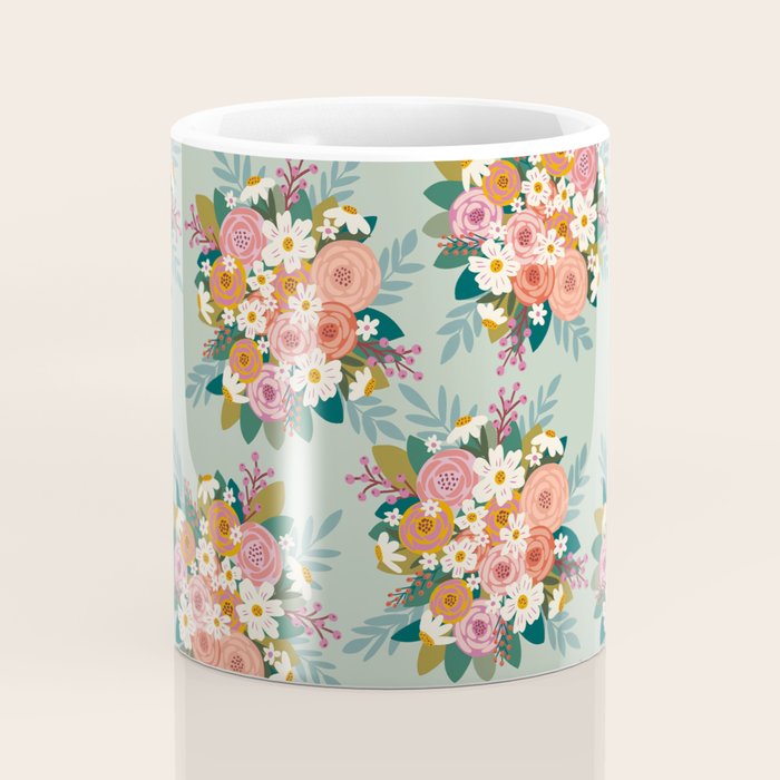 Flower bouquet pattern  Coffee Mug Gallery Image 4