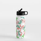 Whimsical Cheerful Bows Plants II Water Bottle Gallery Image 1