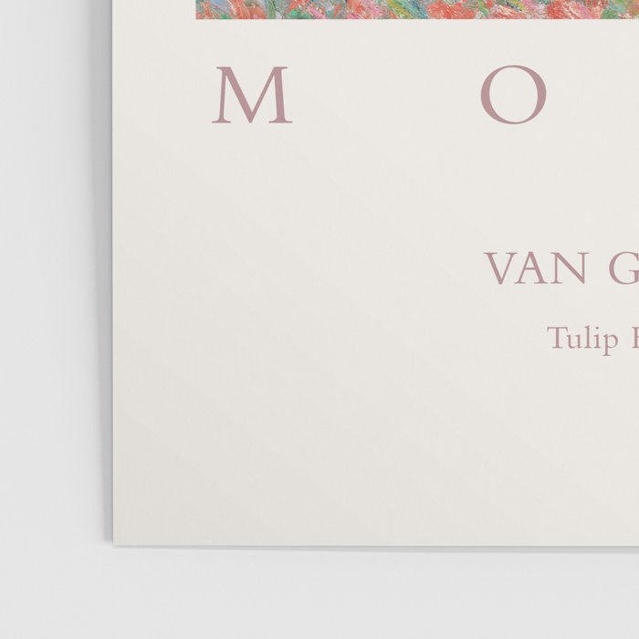 Claude Monet Tulip Fields Hague 1886 Art Exhibition Poster Gallery Image 3