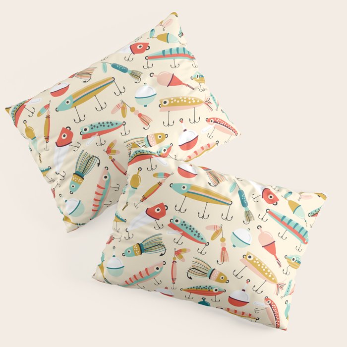 Fishing Lures Pillow Sham Gallery Image 3