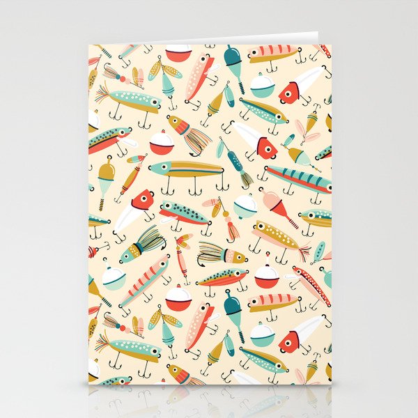 Fishing Lures Stationery Card Gallery Image 1