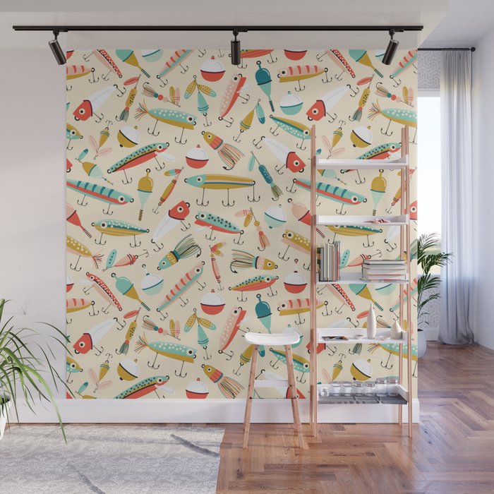 Fishing Lures Wall Mural Gallery Image 1