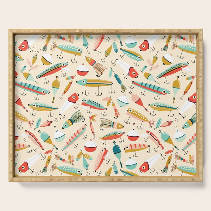 Fishing Lures Serving Tray Gallery Image 1