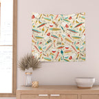 Fishing Lures Wall Tapestry Gallery Image 2