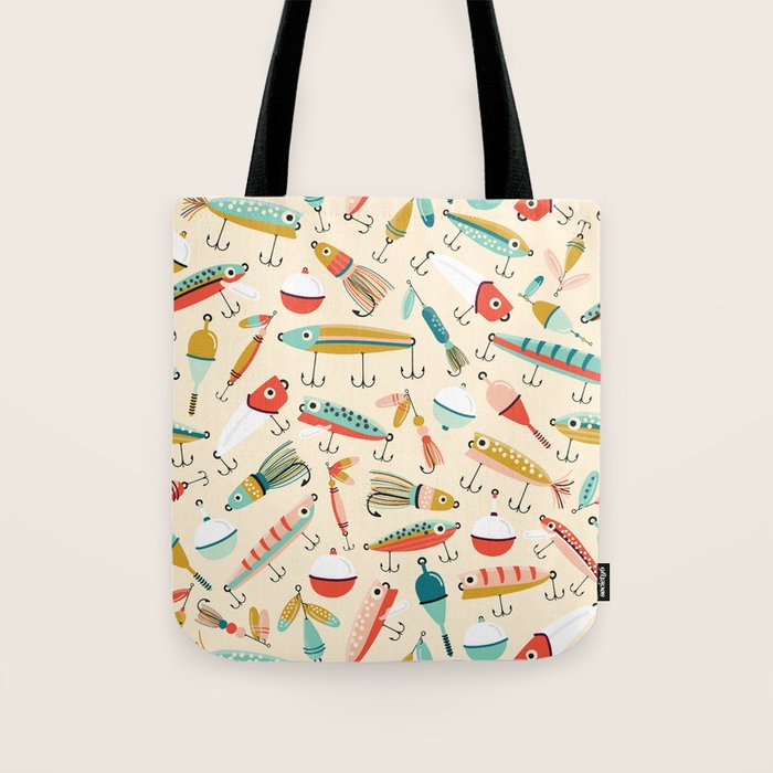 Fishing Lures Tote Bag Gallery Image 1