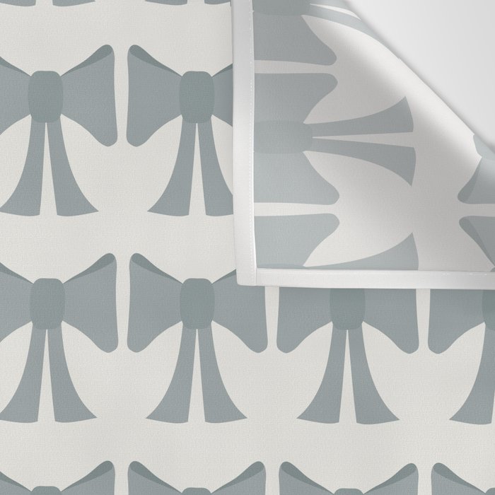 Vintage Bows XII Blue Sage Wall Tapestry Gallery Image 3