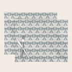 Vintage Bows XII Blue Sage Placemat Gallery Image 1