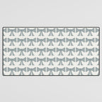 Vintage Bows XII Blue Sage Desk Mat Gallery Image 3