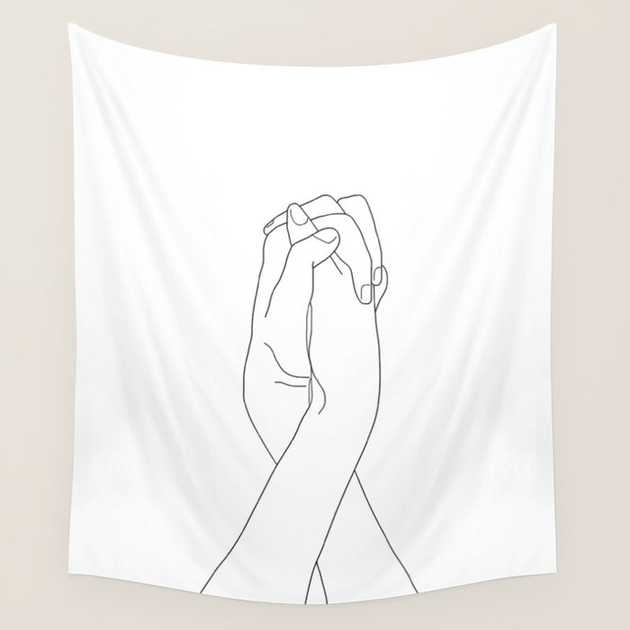 Never Let Me Go II Wall Tapestry Gallery Image 4