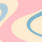 Pastel Abstract Trippy Dream Retro Contemporary Pattern Pink Blue Green Coffee Mug Gallery Image 2