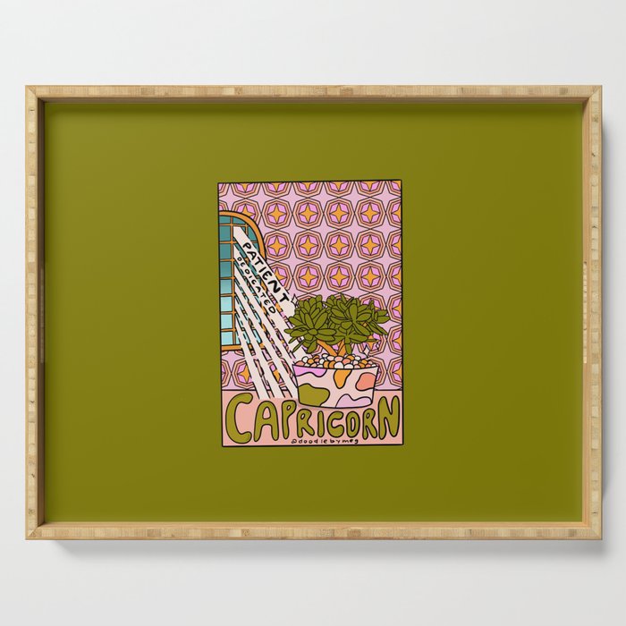 Capricorn Plant Serving Tray Gallery Image 1