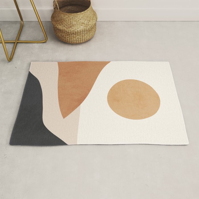 Minimal Abstract Art Landscape 9 Rug Gallery Image 1
