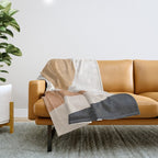 Minimal Abstract Art Landscape 9 Throw Blanket Gallery Image 1