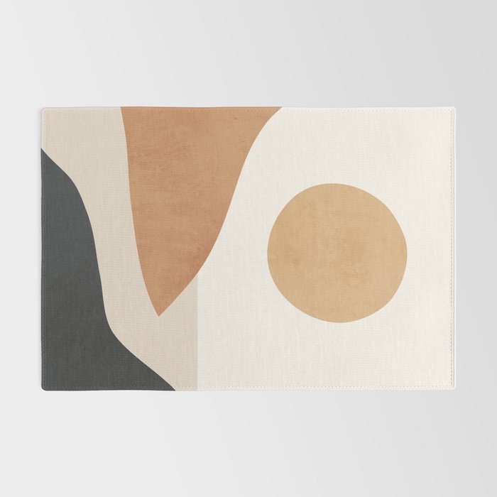 Minimal Abstract Art Landscape 9 Rug Gallery Image 2