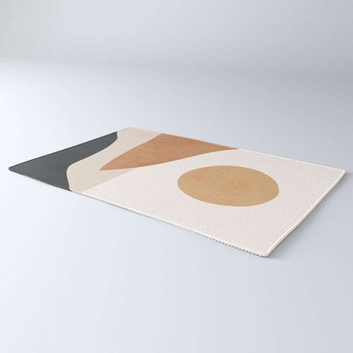 Minimal Abstract Art Landscape 9 Rug Gallery Image 3
