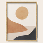 Minimal Abstract Art Landscape 9 Serving Tray Gallery Image 1
