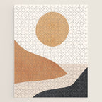 Minimal Abstract Art Landscape 9 Jigsaw Puzzle Gallery Image 1