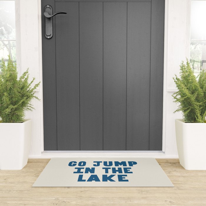 Go Jump In The Lake Welcome Mat Gallery Image 3