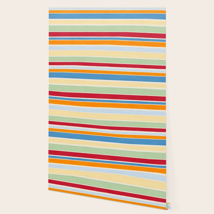 Modern Craft Spring - Roman Stripes Wallpaper Gallery Image 2