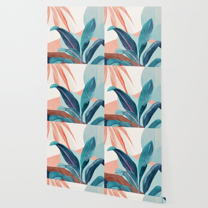 Abstract Art Tropical Leaves 15 Wallpaper Gallery Image 2