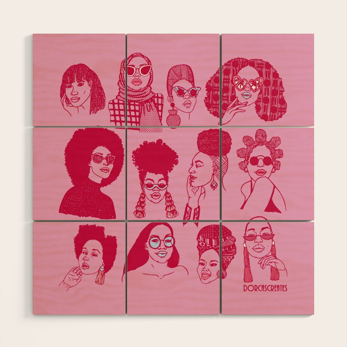 Babes of Summer Wood Wall Art Gallery Image 1