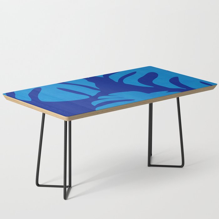 night monstera blue summer plant leaves Coffee Table Gallery Image 1