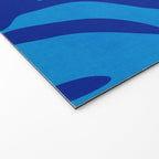 night monstera blue summer plant leaves Welcome Mat Gallery Image 2