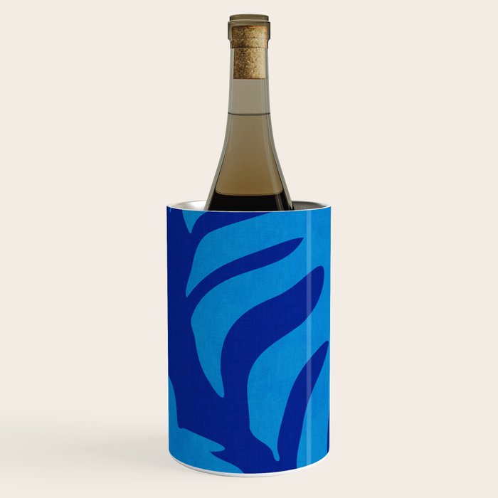 night monstera blue summer plant leaves Wine Chiller Gallery Image 3