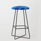 night monstera blue summer plant leaves Stool Gallery Image 1