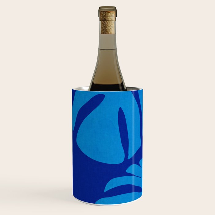 night monstera blue summer plant leaves Wine Chiller Gallery Image 2