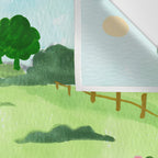 Picnic with Pup Wall Tapestry Gallery Image 3