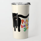Put It Behind You - Funny Cat Butt Pun Travel Mug Gallery Image 2