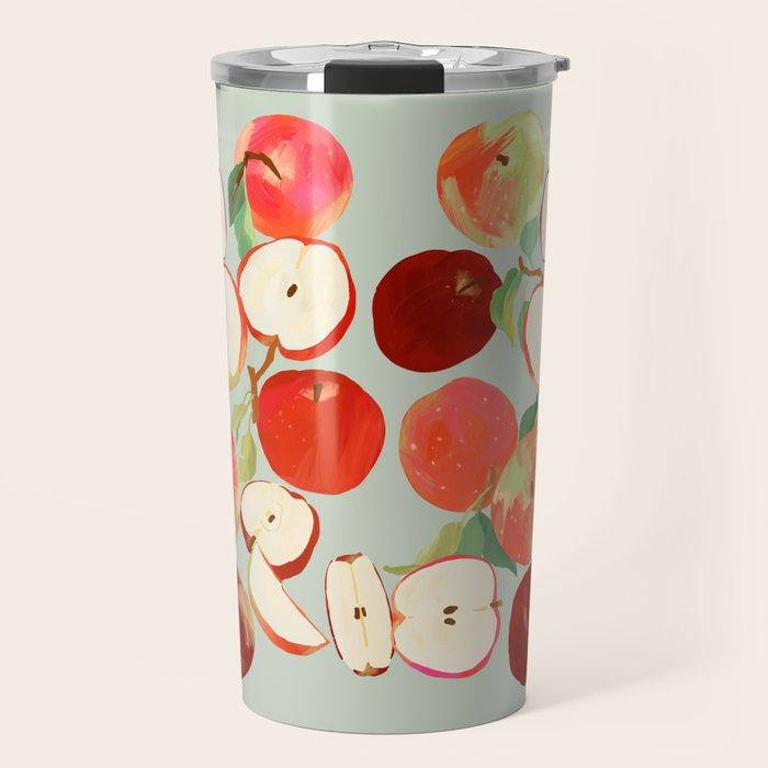Fresh Apples Travel Mug Gallery Image 1