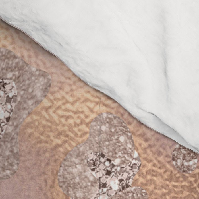 Rosegold Blush Leopard Glitter   Comforter Gallery Image 4