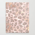 Rosegold Blush Leopard Glitter   Notebook Gallery Image 4