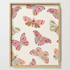 Vintage Butterflies - pattern Serving Tray Gallery Image 1