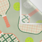 Retro Pickleball Pattern Wall Tapestry Gallery Image 3