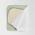 Retro Pickleball Pattern Throw Blanket Gallery Image 3