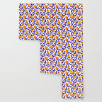 Blue and yellow Lemon Summery Pattern Wallpaper Gallery Image 3