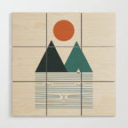 Cat Landscape 9 Wood Wall Art Gallery Image 1
