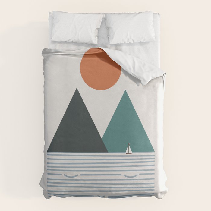 Cat Landscape 9 Duvet Cover Gallery Image 6