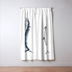 Blue Marlin (Makaira nigricans) Window Curtain Gallery Image 3