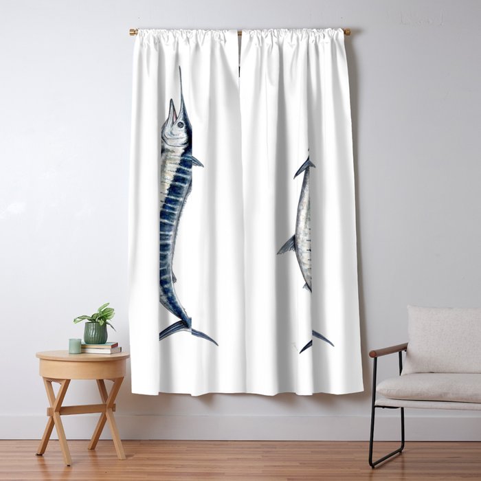 Blue Marlin (Makaira nigricans) Window Curtain Gallery Image 1