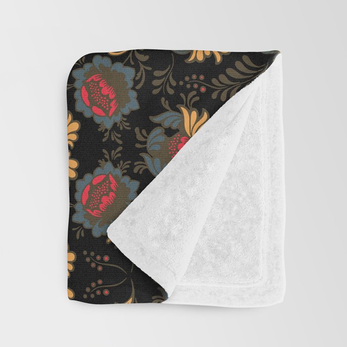 Vintage Royal Throw Blanket Gallery Image 3