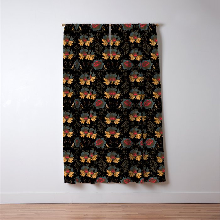 Vintage Royal Window Curtain Gallery Image 3