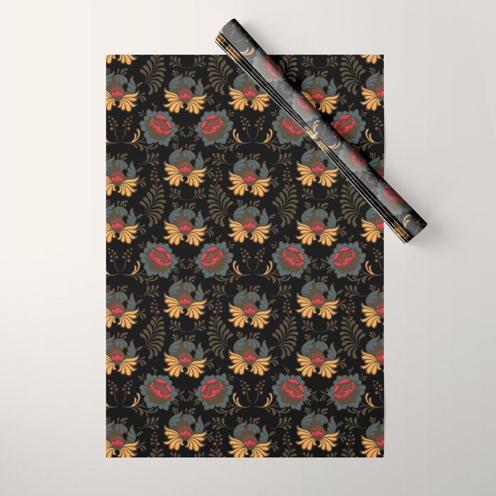 Vintage Royal Wrapping Paper Gallery Image 1